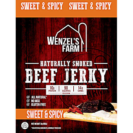 3 oz Sweet & Spicy Beef Jerky