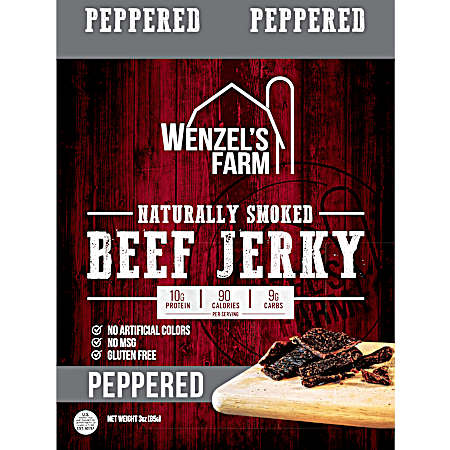 3 oz Peppered Beef Jerky