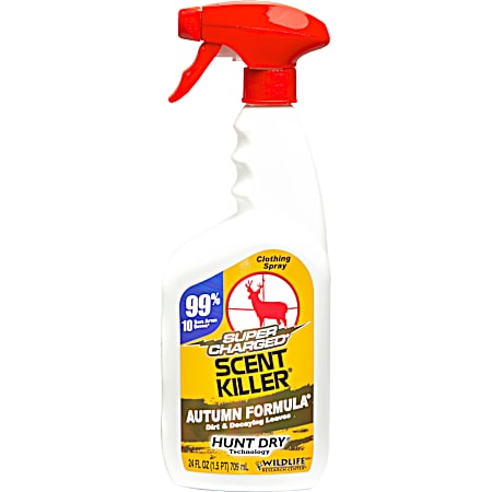 Scent Killer Super Charged Autumn Formula 24 oz Scent Killer Spray