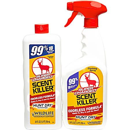 Scent Killer Super Charged 24 oz Scent Killer Spray Combo