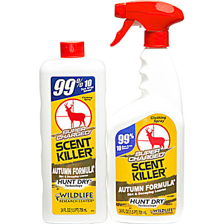 Scent Killer Autumn Formula Clothing Spray Combo