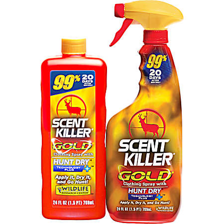 Scent Killer Gold 24 oz Scent Killer Spray Combo