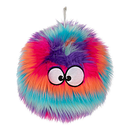 Large Cool Rainbow Furballz Dog Toy w/ Chew Guard Technology