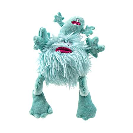 Seafoam PlayClean Germs Squeaker Soft Plush Dog Toy w/ Odor-Eliminating Essential Oils