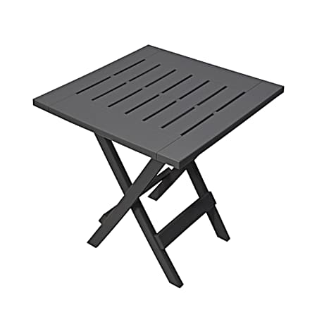 Flat Grey Folding Side Table