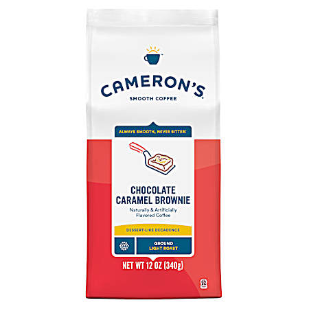 12 oz Chocolate Caramel Brownie Light Roast Ground Coffee