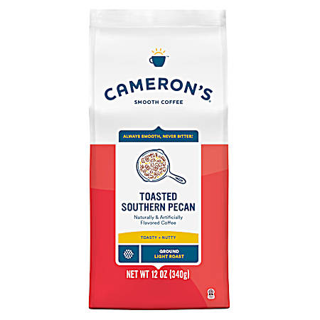 12 oz Toasted Southern Pecan Light Roast Ground Coffee