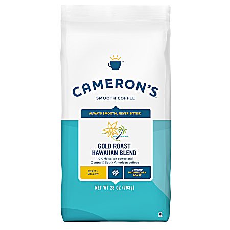 28 oz Gold Roast Hawaiian Blend Medium-Dark Roast Ground Coffee
