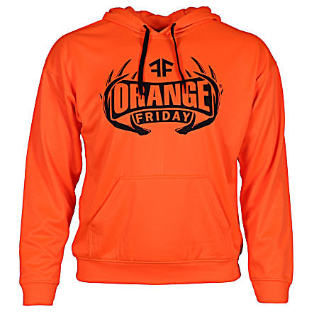 Men's Performance Blaze Orange Hoodie