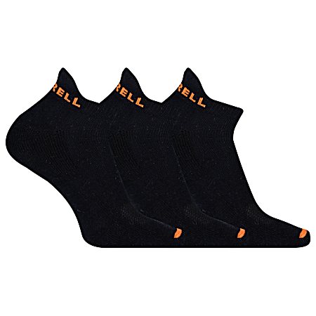 Men's Cushioned Cotton Low Cut Tab Socks - 3 Pk