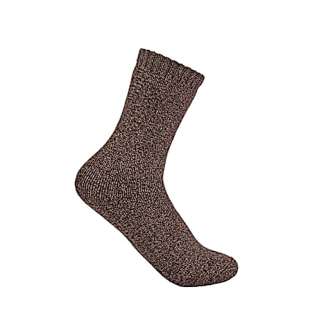 Ladies' Heavyweight Crew Socks - Assorted, 2 Pk