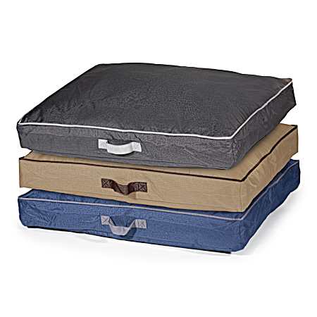 Jax 30 in x 40 in x 5 in Water-Resistant Dog Bed - Assorted