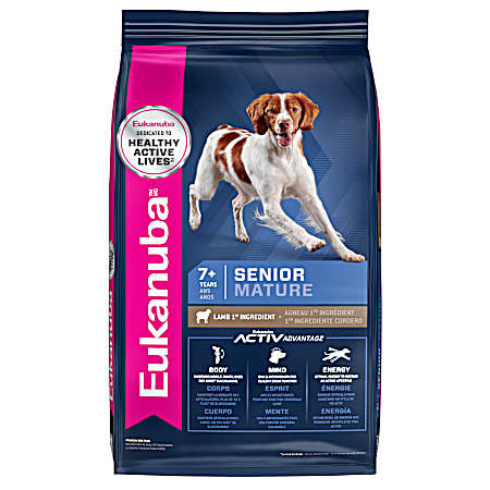 Senior 7+ Lamb Dry Dog Food, 30 lbs