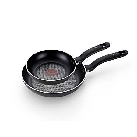 2 Pc Black Non-Stick Frying Pan Set