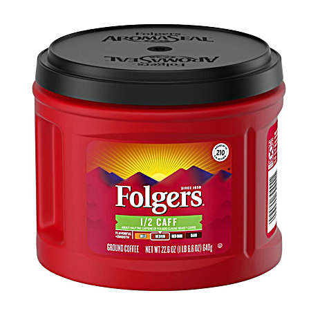 Half-Caffeinated Medium Roast Ground Coffee