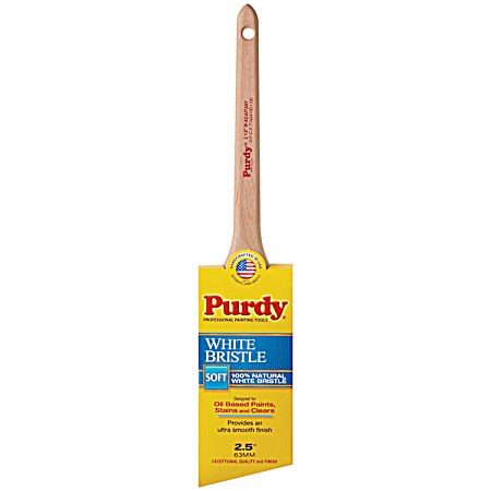 White Bristle Soft 2-1/2 in Paint Brush