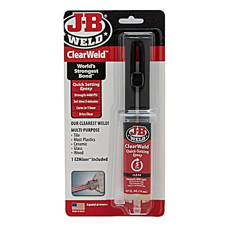 ClearWeld Quick-Setting Epoxy