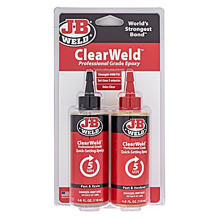 ClearWeld Professional Grade Epoxy