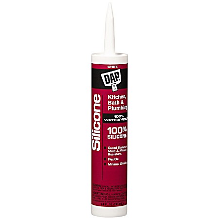 100% Kitchen, Bath & Plumbing Silicone Sealant