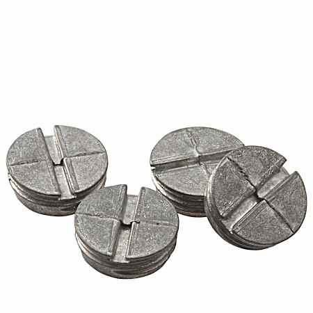 Weatherproof Closure Plugs, 1/2 in. NPT, Gray - 4 Pk