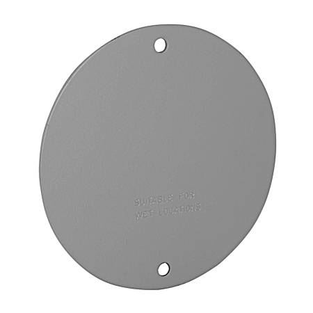 4 in. Round Blank Cover - Box Mount