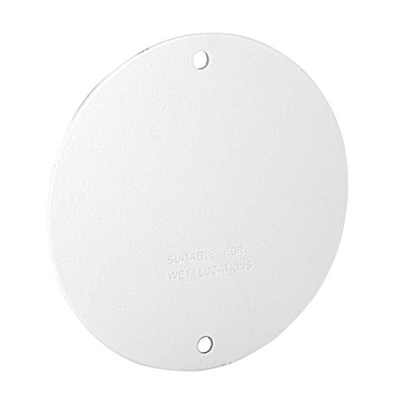 4 in. Round Blank Cover - Box Mount
