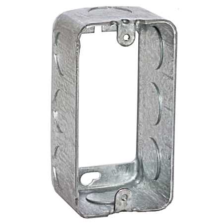 4 in. x 2 in. Handy Extension Ring, Drawn, 1-7/8 in. Deep, Eight 1/2 in. KO's