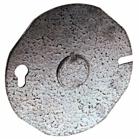 3-1/2 in. Round Cover with 1/2 in. KO in Center
