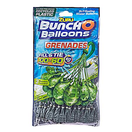 Bunch O Balloons Grenades Water Balloons - 3 Pk