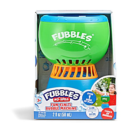 Fubbles No-Spill Fun-Finiti Bubble Machine