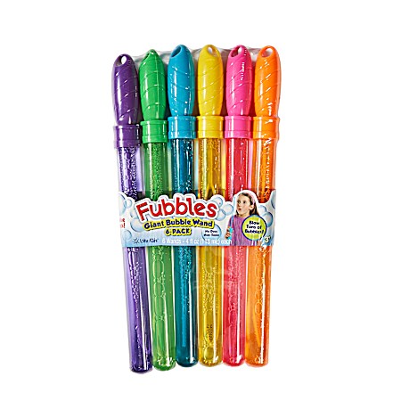 Fubbles Giant Bubble Wand - 6 Pk