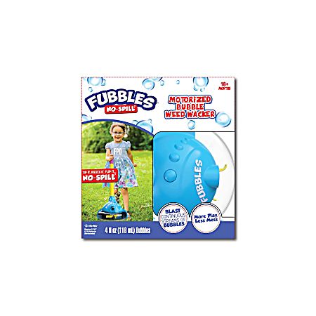 Fubbles No-Spill Motorized Bubble Weed Wacker