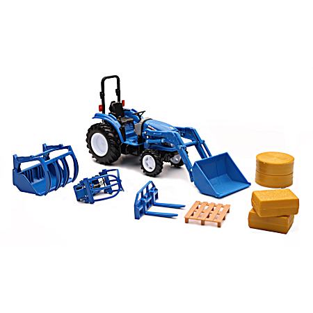 1:20 Scale New Holland Boomer 55 Tractor Playset