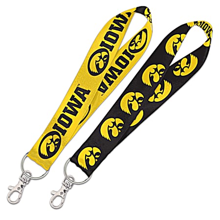 Iowa Hawkeyes Reversible Key Strap