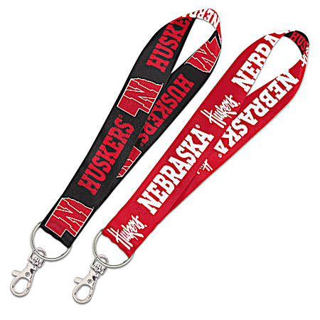 Nebraska Cornhuskers Reversible Key Strap