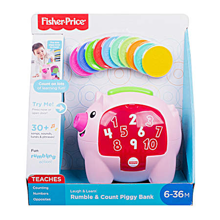 Count & Rumble Piggy Bank