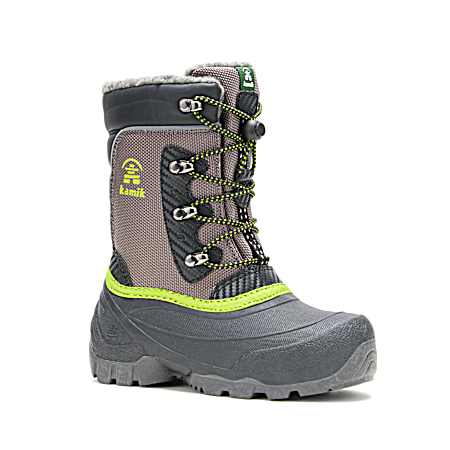 Kids' Charcoal Luke 3 Weather Boots