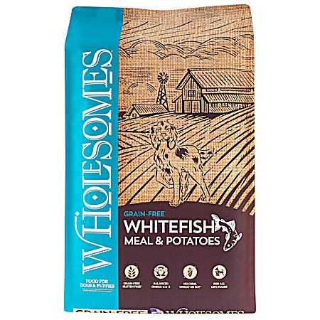 Adult Grain-Free Whitefish Meal & Potatoes Dry Dog Food, 40 lbs