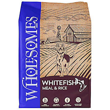 Adult Whitefish Meal & Rice Dry Dog Food, 40 lbs