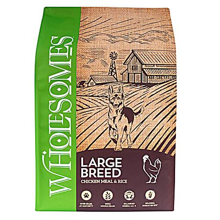 Adult Large Breed Chicken Meal & Rice Dry Dog Food, 40 lbs