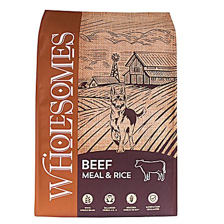 Adult Beef Meal & Rice Dry Dog Food, 40 lbs