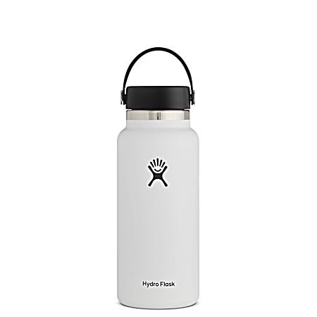 White 32 oz Wide Flex Cap White