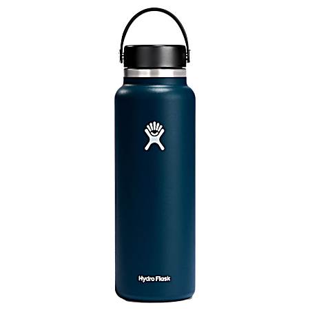 Indigo 40 oz Wide Flex Cap Flask