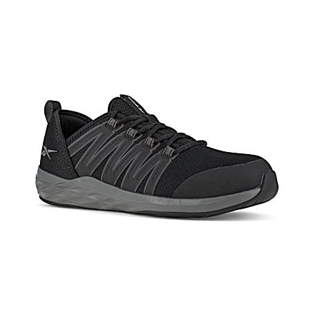 Men's Black Astroride Steel Toe Work Shoes
