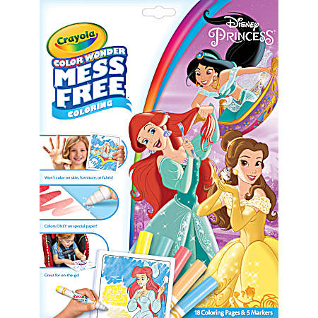 Color Wonder Foldalope Coloring Pages - Disney Princess