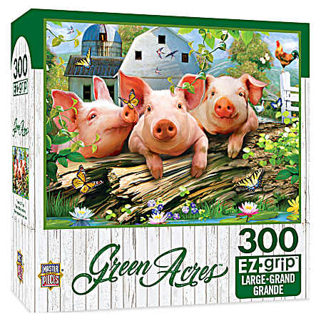 Green Acres 300 Pc EZ-Grip Puzzles - Assorted