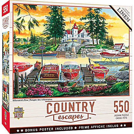 Country Escapes 550 Pc. Puzzles - Assorted