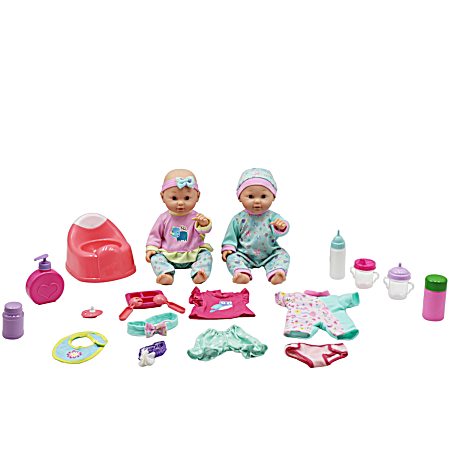14 in Twins Baby Doll Set - Assorted