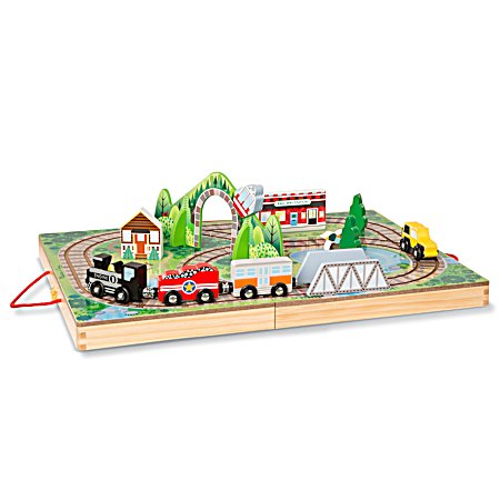 Take-Along Railroad Train Set
