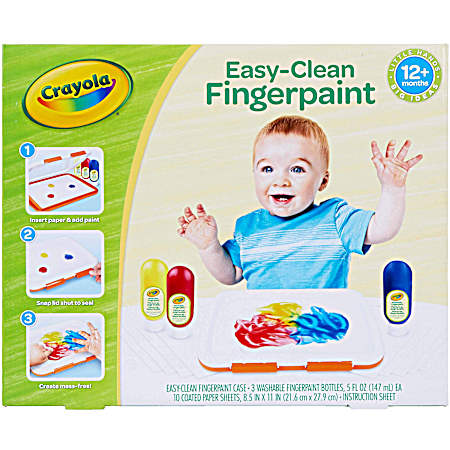 My First Easy Clean Fingerpaint Set